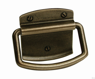 Elongated furniture handle 1816 32 Antique Bronze