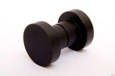 Double Sided Door Knob Dot 50 Aluminum Black