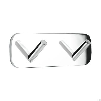 Wall hanger Solid 2 Polished chrome