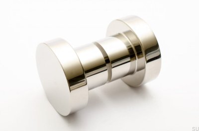 Double Sided Door Knob Dot 50 Polished Stainless Steel