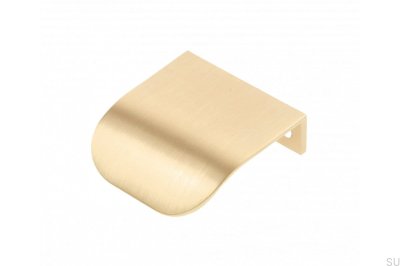 Fiord 32 Brushed Gold edge furniture handle