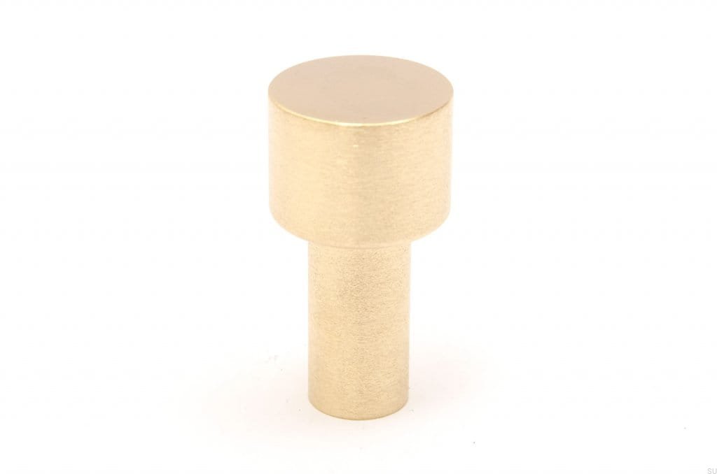 Wieszak Gałka Dot 33 mosiądz szczotkowany