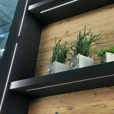 LED profile 8112 2000 Black