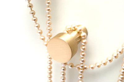 Wall hanger Dot 55 Brass, Brushed Unpainted