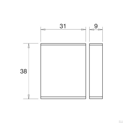 Infrared sensor for lighting Dotti IR FW 12/24V Aluminum