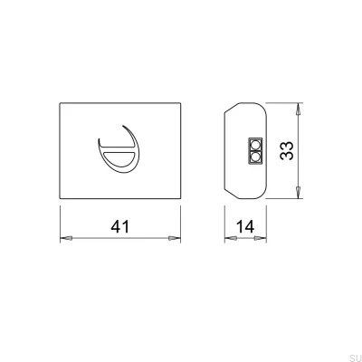 Infrared sensor for lighting IR-Sensor IR WI-XD X-Driver Aluminum