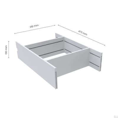 Drawer insert Flex 500 (473 mm) White