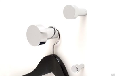 Wall hanger Dot 55 Brushed steel