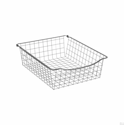 Wire basket 150/500 mm Dark grey