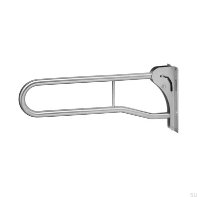 Folding arched toilet handrail 40134 Steel