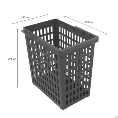 Hero Organic Waste Bin Dark Grey