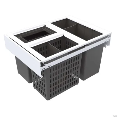 Hide 600 Eco White waste segregation system