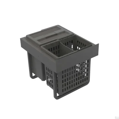 Select Base Eco waste sorting system Dark grey