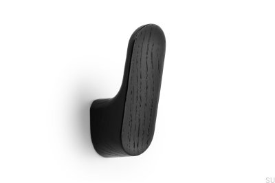 Luv Wooden Wall Hanger Matt Black Lacquered Eco