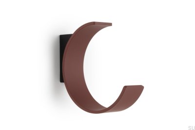 Birdd Matt Black Eco Red wall hanger