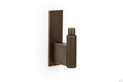 Wall hanger with pad Arpa Plate Aluminum Rustic Gold Eco