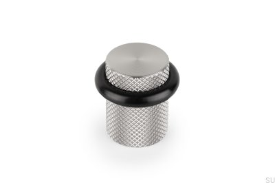 Floor stopper for doors Graf Aluminum Silver Brushed