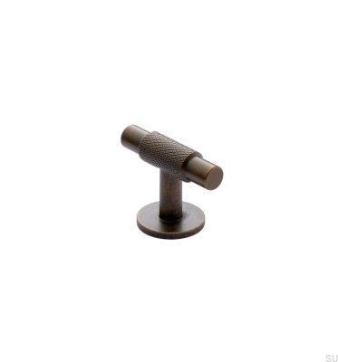 T-Bar Manor T furniture knob Antique gold