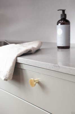 Furniture knob 2078 Brushed Gold Metal