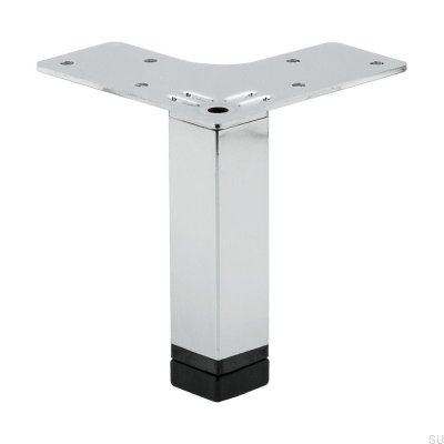 Furniture leg 201 150 Polished chrome