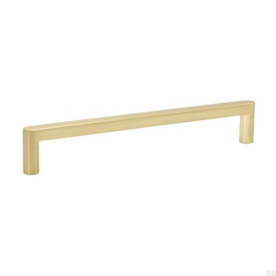 Elongated furniture handle Inez 160 Gold Brushed