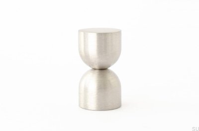 Kokeshi 1832 Brushed Steel Furniture Knob