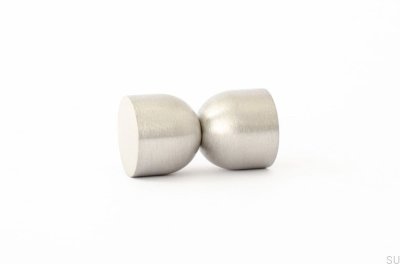 Kokeshi 1832 Brushed Steel Furniture Knob