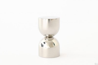 Kokeshi 1832 polished steel furniture knob