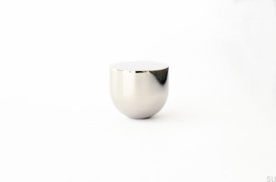 Kokeshi 1816 polished steel furniture knob