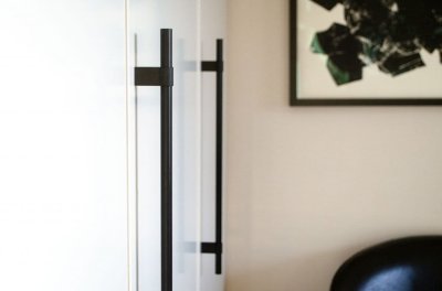 Long furniture handle Line Big 342 Aluminum black