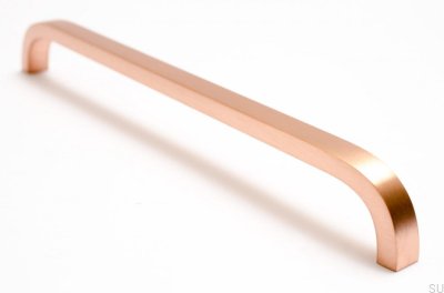 Slender furniture handle Slim 224 Copper Brushed Unpainted