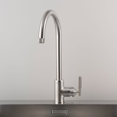 Steel Linear Mixer Kitchen Faucet