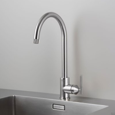Steel Linear Mixer Kitchen Faucet