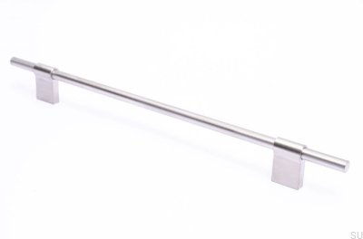 Furniture handle Line 224 Silver, Steel, Brushed