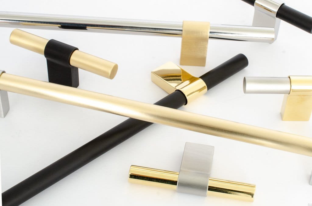 HA64RB/M--Uchwyt-meblowy-podłużny-Line-Big-Mix-342-Mosiężny-Polerowany-ze-Szczotkowaną-Stalą-BB-Sweden-Skandynawskie-Uchwyty_2