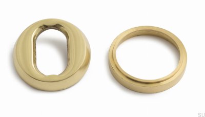 Universal Brass Polished Scandinavian Standard Cylindrical Ring