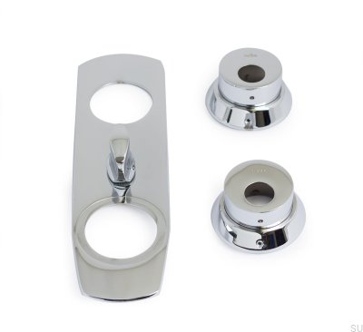 Sign with cylindrical accessories Polished Chrome Scandinavian Standard