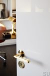 Zdjecie klamki TS 1 zlotej w drzwiach