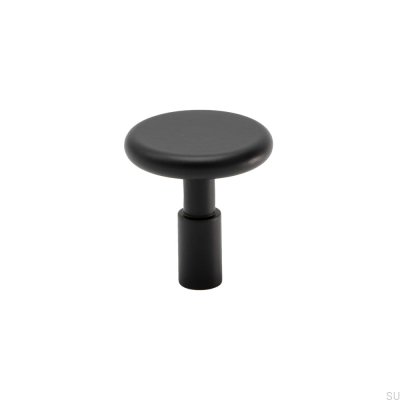 Spira Steel Matte Black furniture knob