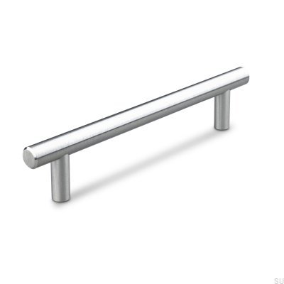 Alta 192 longitudinal furniture handle, brushed silver