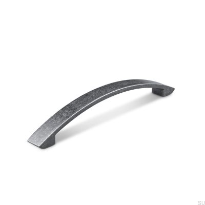 Anzio 128 antique tin oblong furniture handle