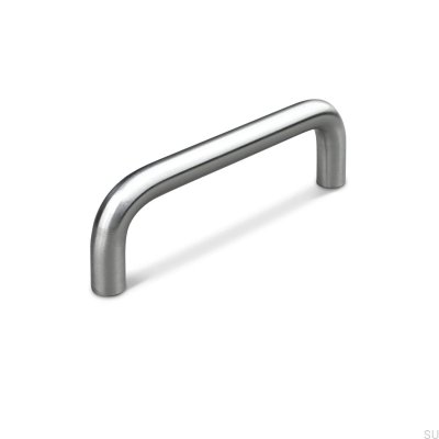Barga 96 longitudinal furniture handle, brushed silver