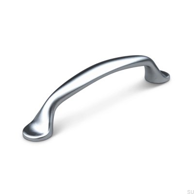 Barletta 96 silver longitudinal furniture handle