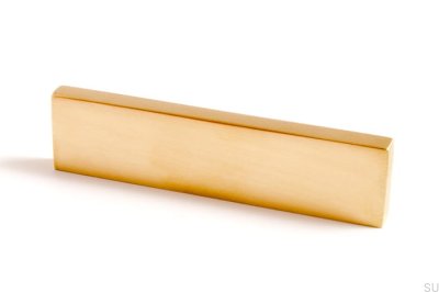 Clean Cut 64 furniture handle Gold Brass Brushed Unpainted