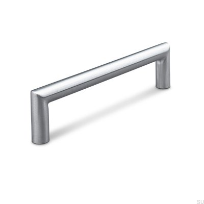 Fasano 128 brushed silver oblong furniture handle