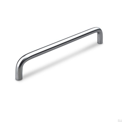 Latina 192 longitudinal furniture handle, brushed steel
