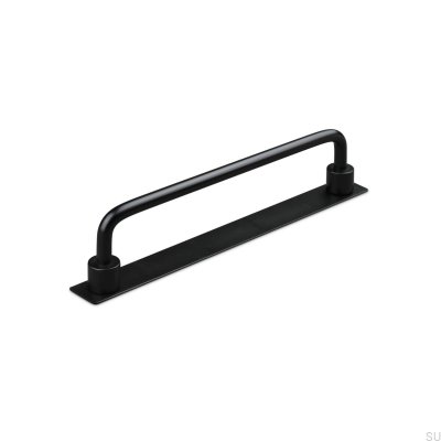 Limone 160 oblong furniture handle, metal, matt black