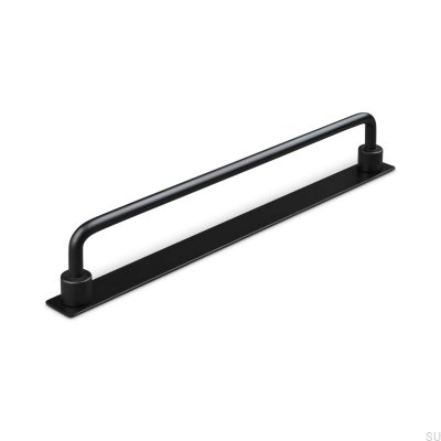 Limone 224 oblong furniture handle, metal, matt black