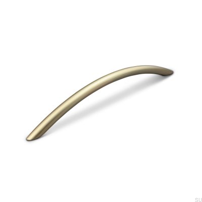 Marseille 192 Brushed Gold oblong furniture handle
