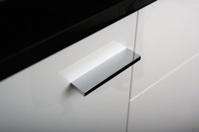 Clean Cut 64 Furniture Handle Silver Polished Steel